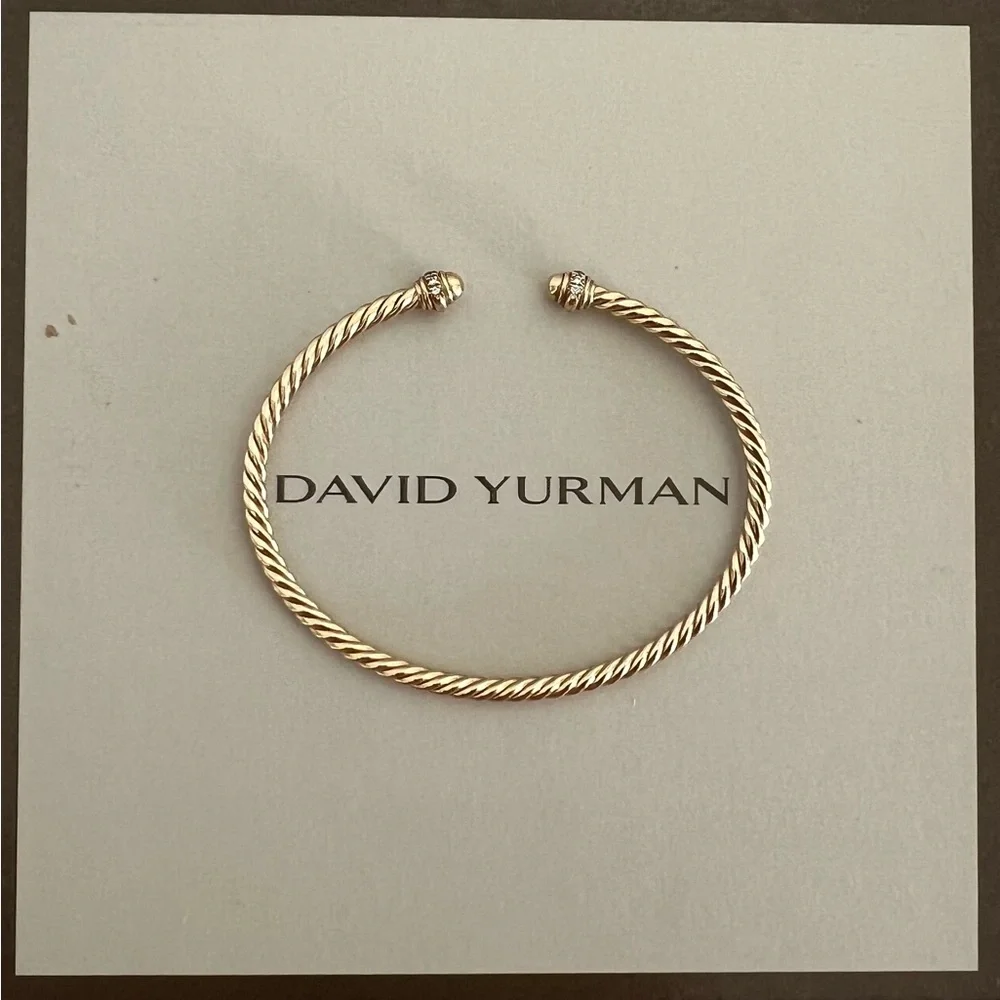 David Yurman 18K Classic Cablespira Bracelet